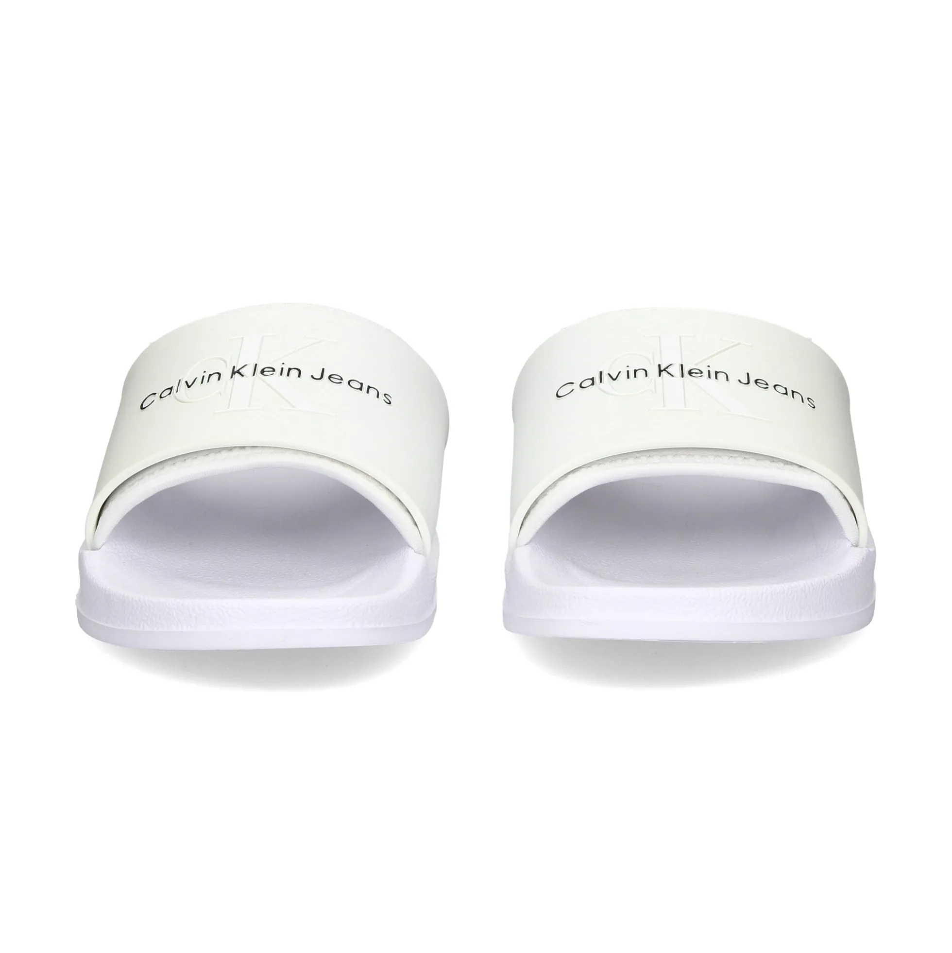 CALVIN KLEIN Sandalias planas de Mujer YM0YM00361 WHITE - YBR