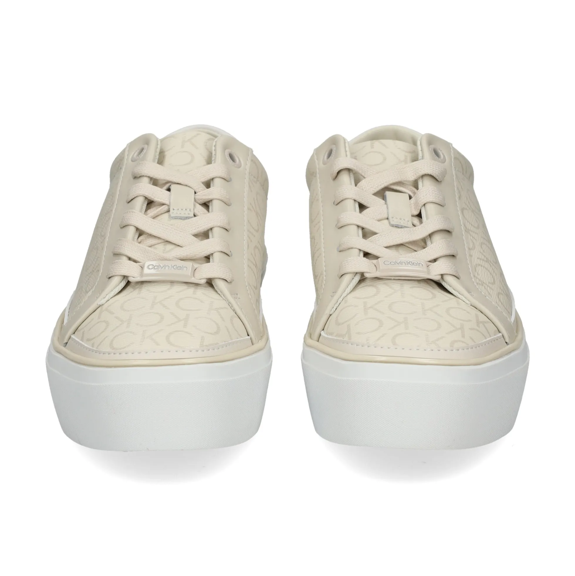 CALVIN KLEIN Zapatillas de Mujer HW0HW01670 0LD DK ECRU MON