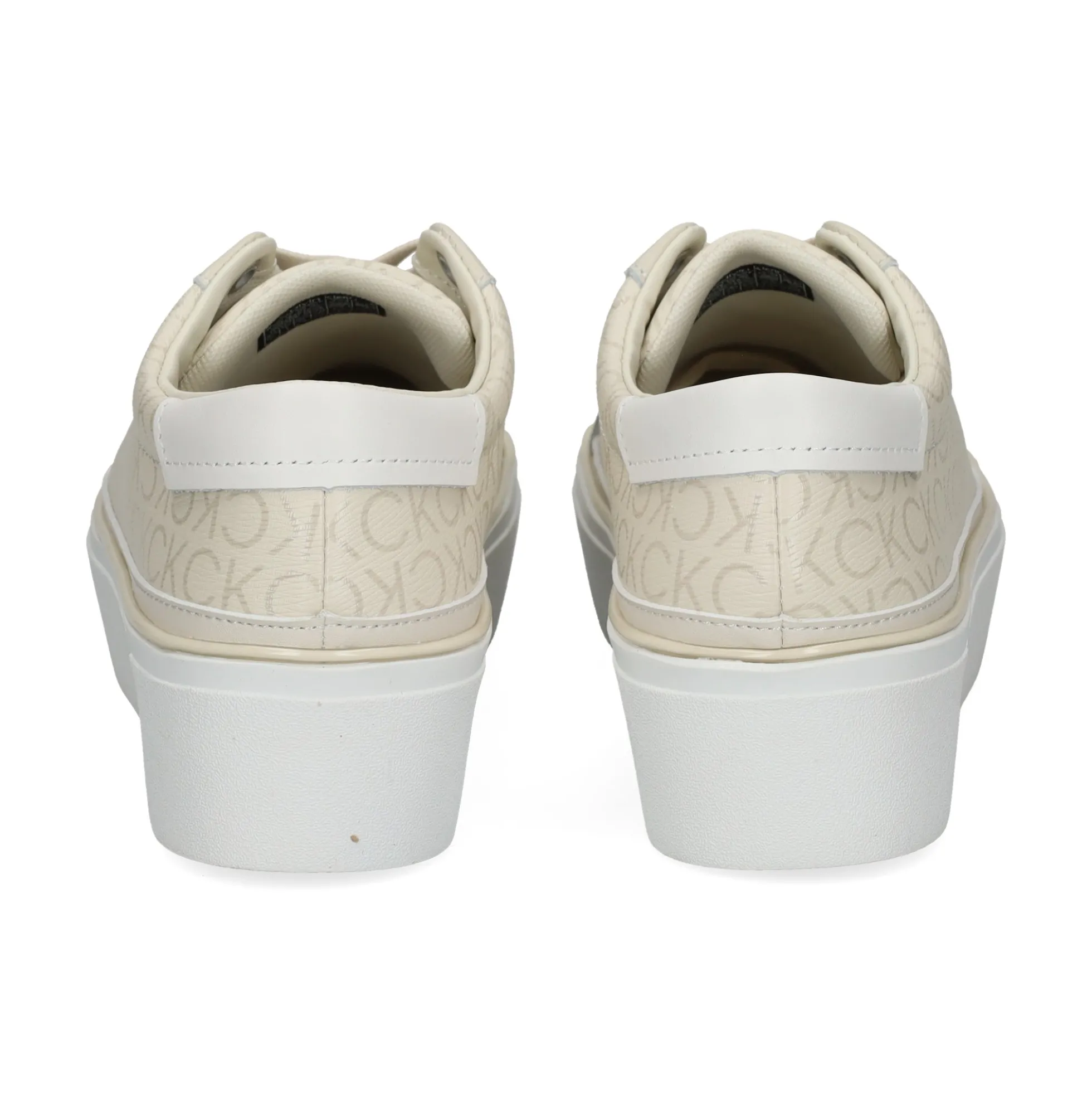 CALVIN KLEIN Zapatillas de Mujer HW0HW01670 0LD DK ECRU MON
