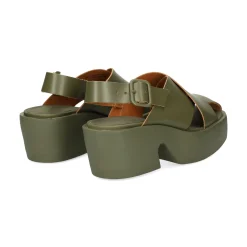 CAMPER Sandalias con plataforma de Mujer K201725 002 VERDE