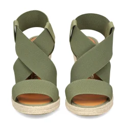 CASTELLER Sandalias cuña de Mujer 39-21-599 MILITAR