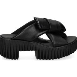 4CCCCEES Sandalias con plataforma de Mujer PLIA BOW NEGRO