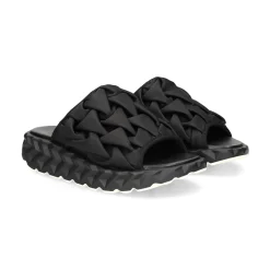 4CCCCEES Sandalias con plataforma de Mujer JABARA AMOR NEGRO
