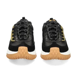 4CCCCEES Zapatillas de Mujer KAPOK PINTO NEGRO