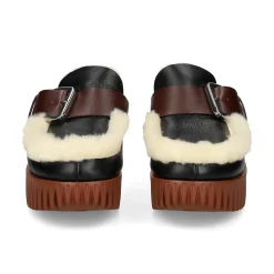 4CCCCEES Zuecos de Mujer PLIA AMBER OREO