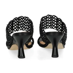 CHANTAL Sandalias con tacón de Mujer 2619 NEGRO