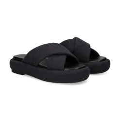 COACH Sandalias con plataforma de Mujer CAS84 NEGRO