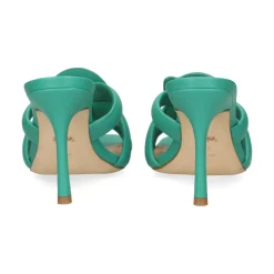 COACH Sandalias con tacón de Mujer C8985 bright green