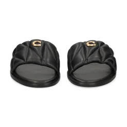 COACH Sandalias planas de Mujer CCM04 NEGRO