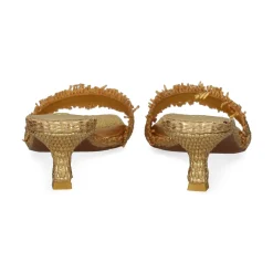 CULT GAIA Sandalias con tacón de Mujer SD3266RF2984 ORO