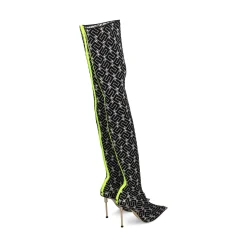 ELISABETTA FRANCHI Botas con tacón de Mujer SA33L36E2 110 NEGRO