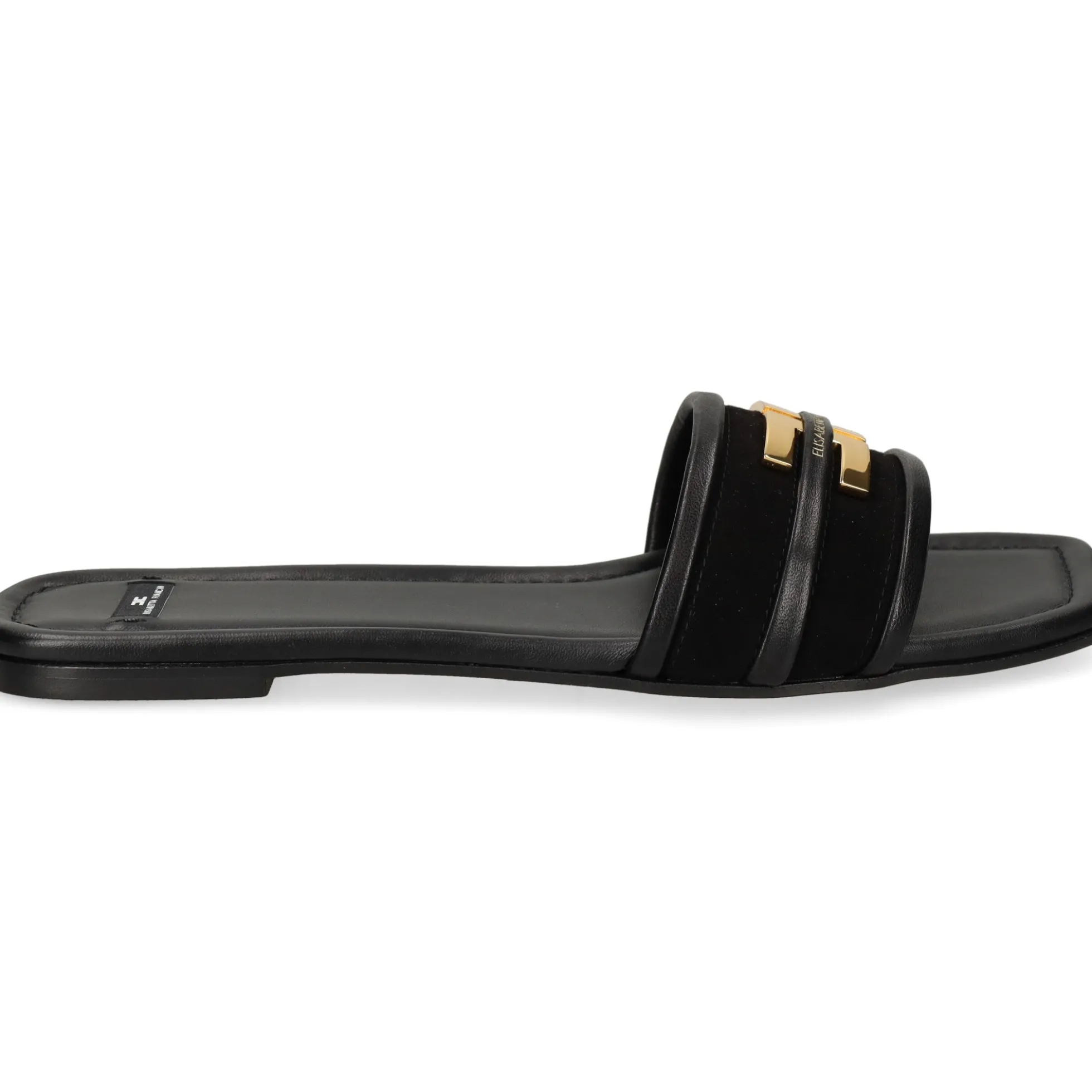 ELISABETTA FRANCHI Sandalias planas de Mujer SA72L61E2 110 NEGRO