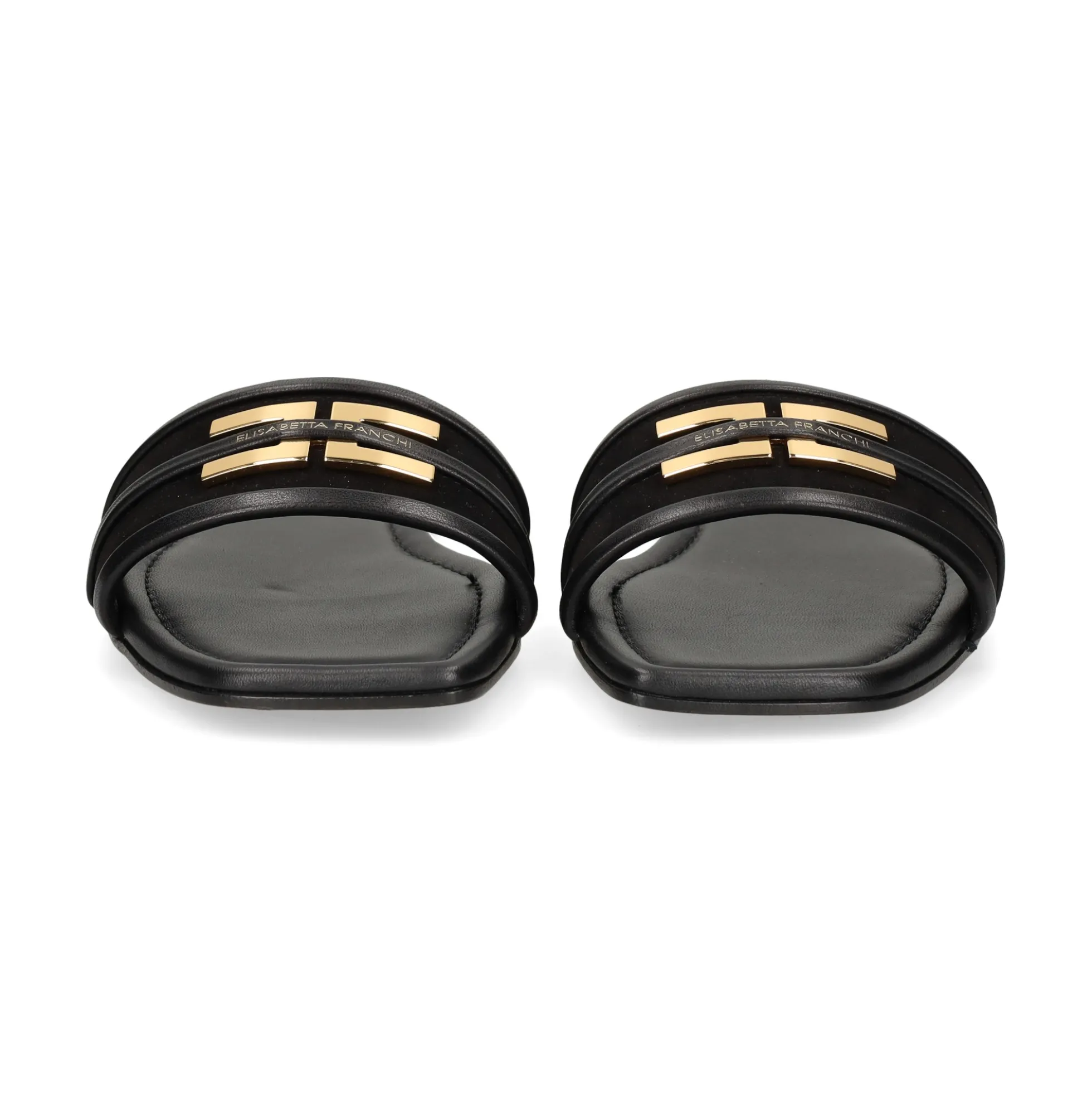ELISABETTA FRANCHI Sandalias planas de Mujer SA72L61E2 110 NEGRO