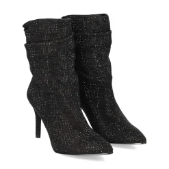 EXE Botines con tacón de Mujer LORENA-210 NEGRO