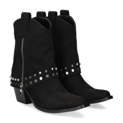 EXE Botines con tacón de Mujer 2153-2323 NEGRO