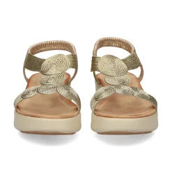 EXE Sandalias con plataforma de Mujer BZX23170-R3 ORO