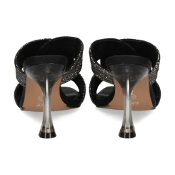 EXE Sandalias con tacón de Mujer LILY-421 NEGRO