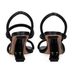 EXE Sandalias cuña de Mujer MAGGIE-834 NEGRO