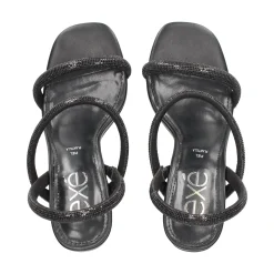 EXE Sandalias cuña de Mujer MAGGIE-834 NEGRO
