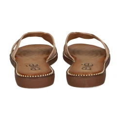 EXE Sandalias planas de Mujer ZF1982-E1 ORO ROSA