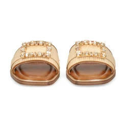 EXE Sandalias planas de Mujer DORETA-488 BEIGE