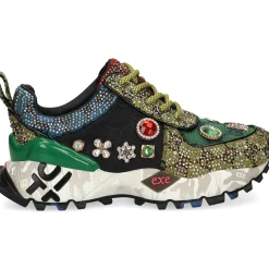 EXE Zapatillas de Mujer SY24-6 GREEN BLACK