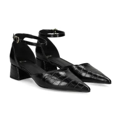 EXE Zapatos de tacón bajo GRACE-617 NEGRO