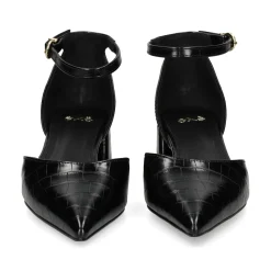 EXE Zapatos de tacón bajo GRACE-617 NEGRO
