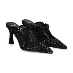 EXE Zuecos de Mujer LAMINA-277 NEGRO