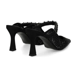 EXE Zuecos de Mujer LAMINA-277 NEGRO