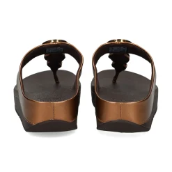 FITFLOP Sandalias cuña de Mujer HJ1 012 BRONZE