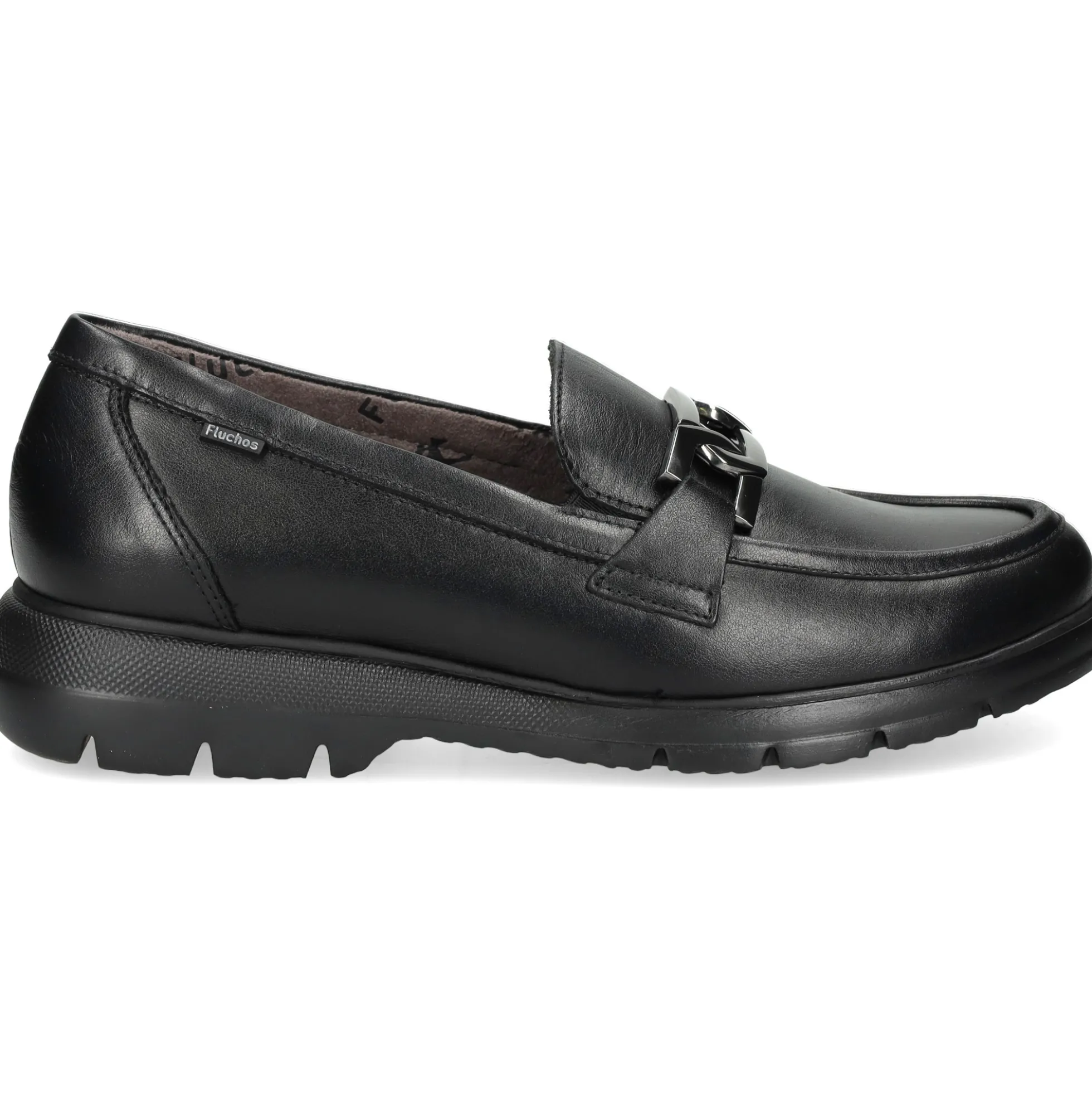 FLUCHOS Mocasines de Mujer F1794 NEGRO