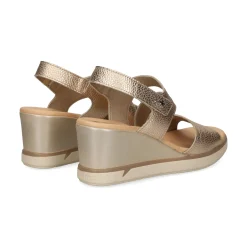 FLUCHOS Sandalias cuña de Mujer F1973 PLATINO
