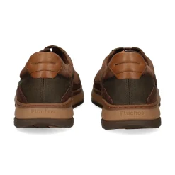 FLUCHOS Zapatillas de Hombre F2279 CAFE+COM.1
