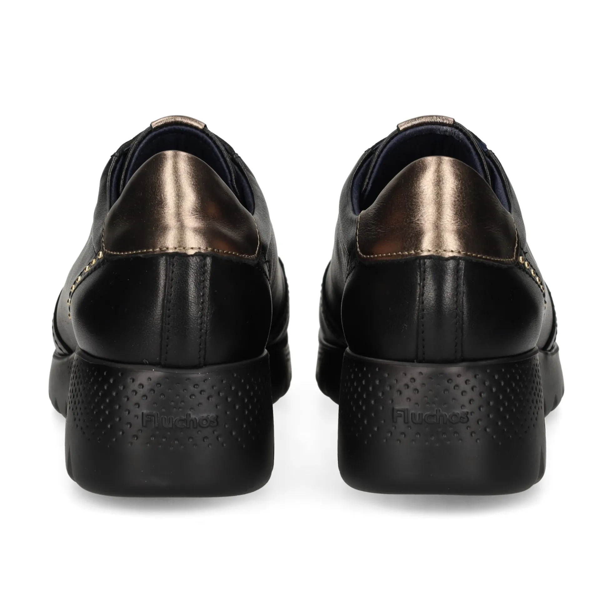 FLUCHOS Zapatos Blucher F2096 NEGRO+COM.3