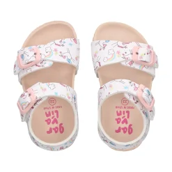 GARVALIN Sandalias, chanclas y albarcas de niña 252463-B050 BLANCO