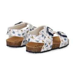 GARVALIN Sandalias, chanclas y albarcas de niña 242468-B BLANCO