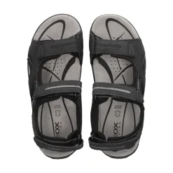 GEOX Sandalias de Hombre U8224D C9310 BLACK/STO