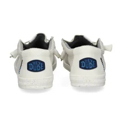 HEY DUDE Zapatillas de Hombre WALLY SPORT MESH 100 BLANCO