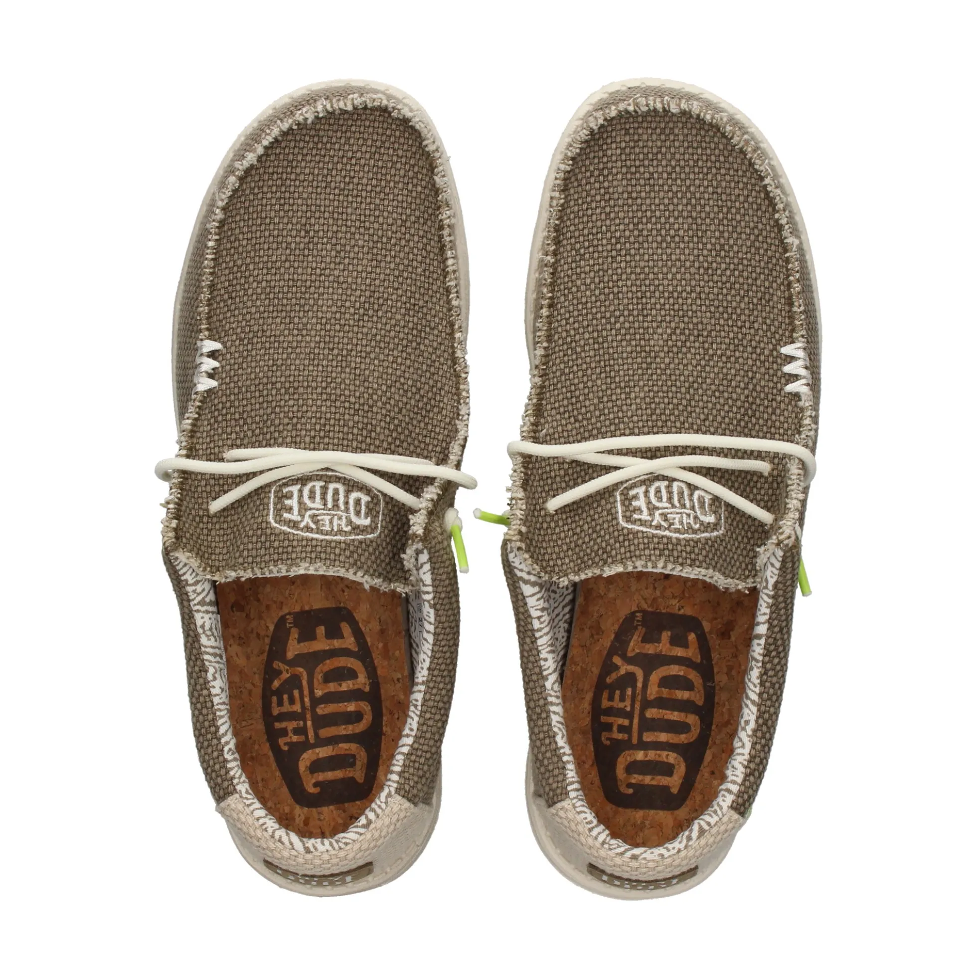 HEY DUDE Zapatillas de Hombre WALLY BRAIDED 2BS FOSSIL