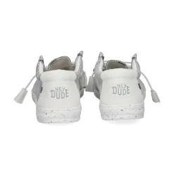 HEY DUDE Zapatillas de Hombre WALLY SOX 1KA STONE WHITE