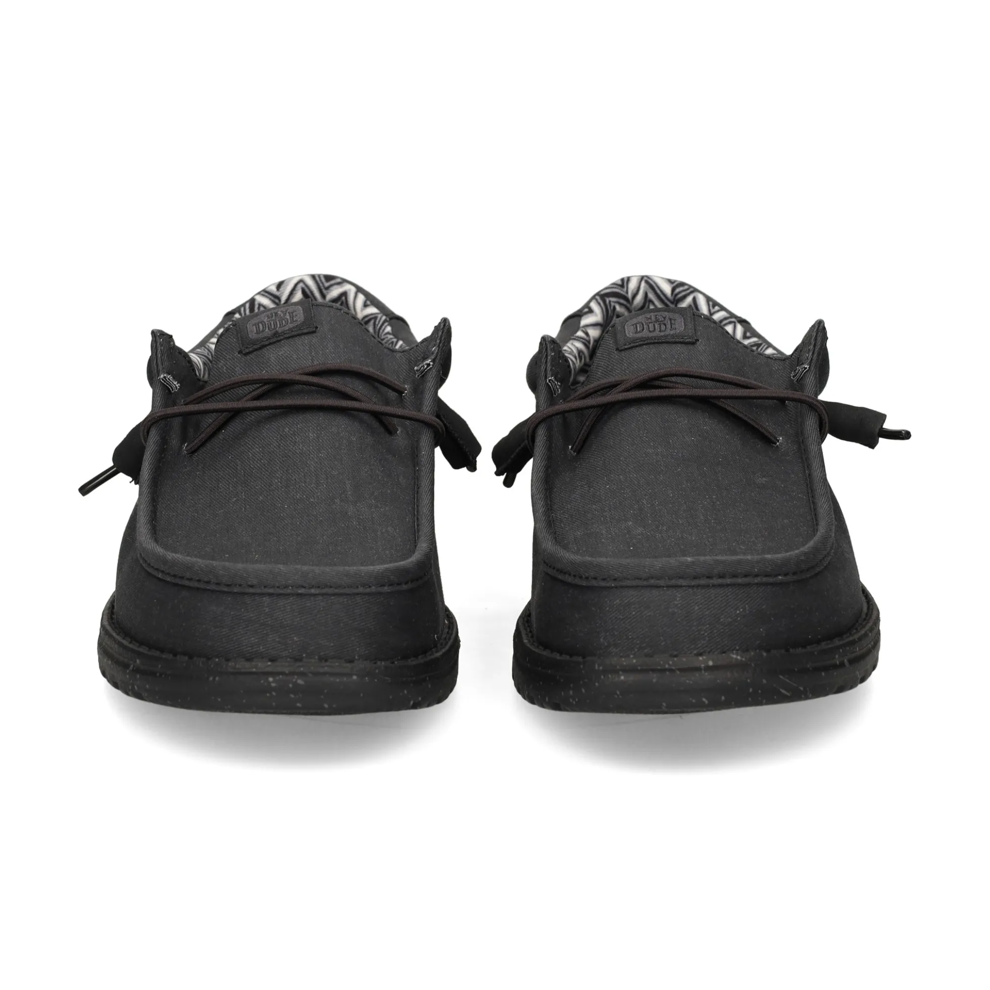 HEY DUDE Zapatillas de Hombre WALLY STRETCH 060 BLACK/BLACK