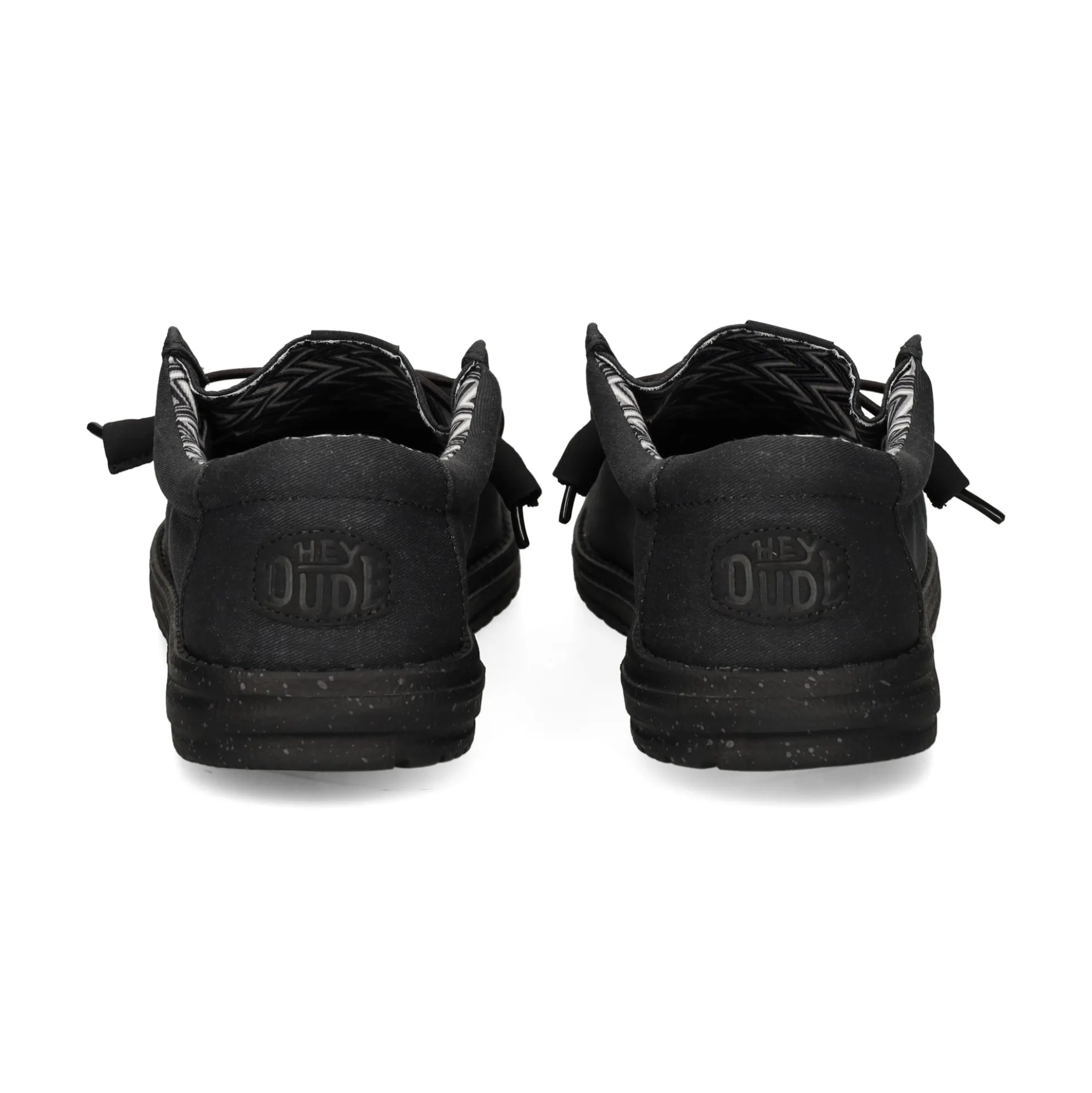 HEY DUDE Zapatillas de Hombre WALLY STRETCH 060 BLACK/BLACK