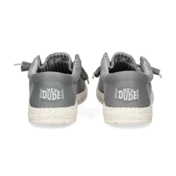 HEY DUDE Zapatillas de Hombre WALLY STRETCH 030 GRIS
