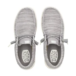HEY DUDE Zapatillas de Hombre WALLY STRETCH 030 GRIS