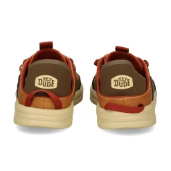 HEY DUDE Zapatos de vestir de Hombre 44338 2LI BONE BROWN