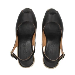 LA SANTA Zapatos cuña 23YU168 NEGRO