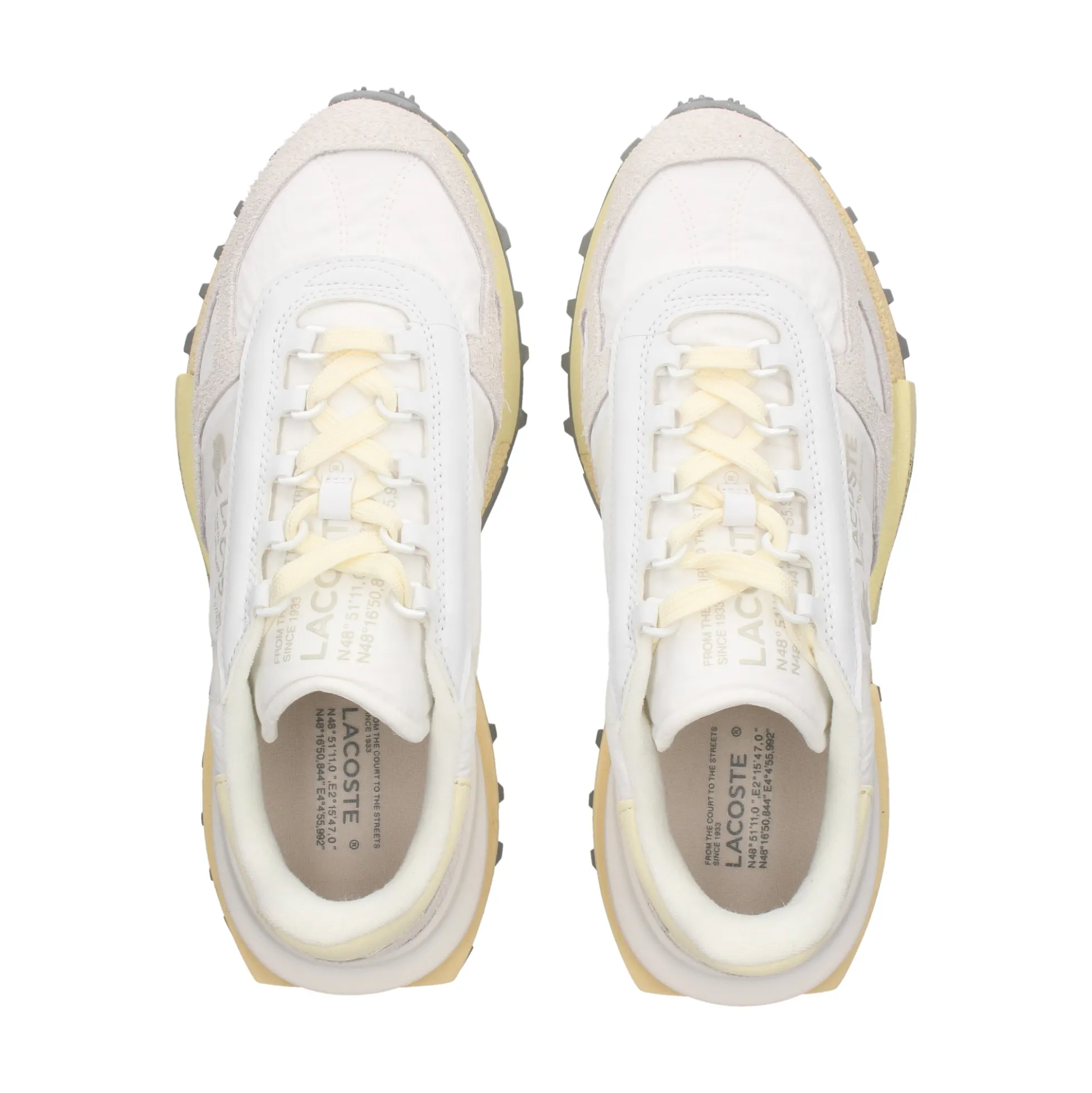 LACOSTE Zapatillas de Hombre 50SMA0078 2H8 WHT/LT YLW