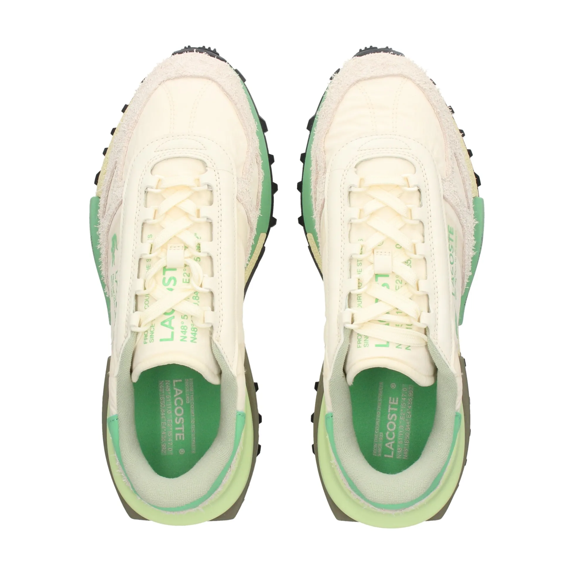 LACOSTE Zapatillas de Hombre 50SMA0078 WG1 OFF WHT/GRN