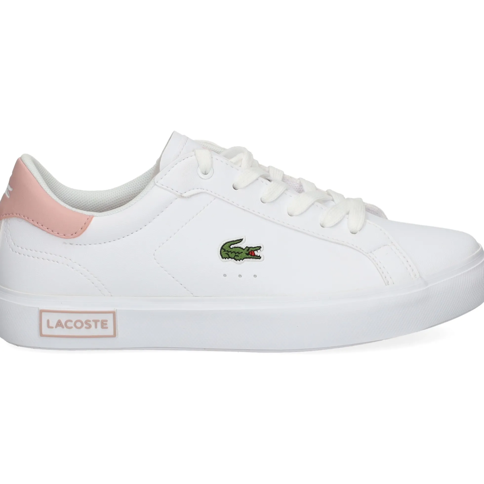 LACOSTE Zapatillas de niñas 41SUJ0014 1Y9 WHT/LT PNK